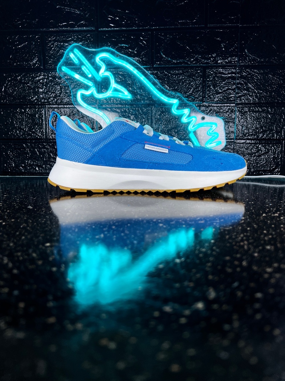 Under Armour Street Mirage Men's Walking Suede Shoes Sneakers Blue - 11.5